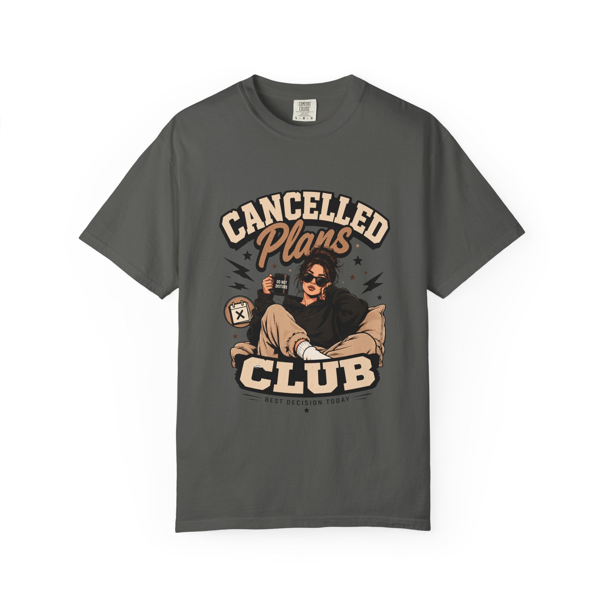 Cancelled Plans Club T-Shirt — Cozy Introvert Graphic Tee