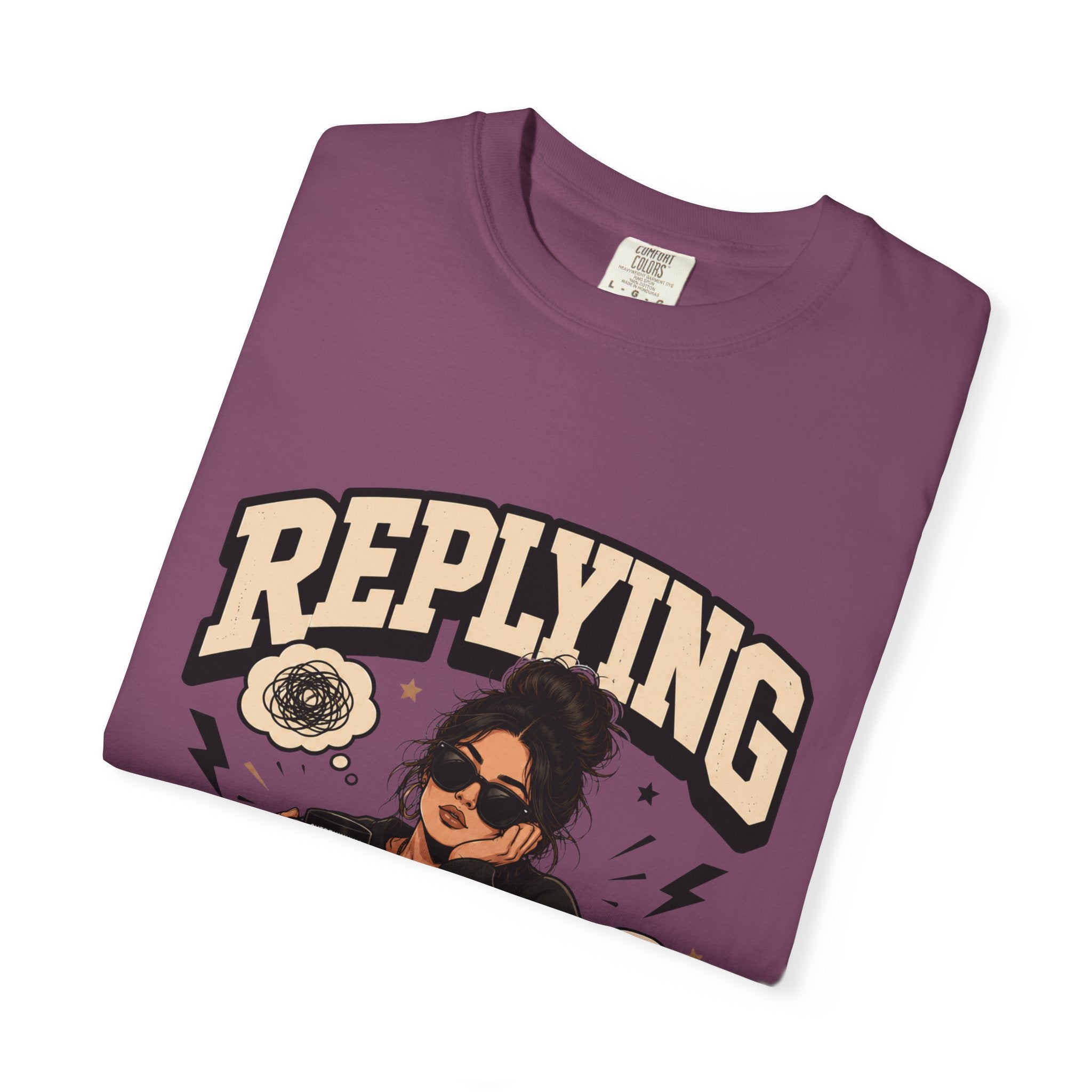 Replying Mentally T-Shirt — Introvert Humor Graphic Tee