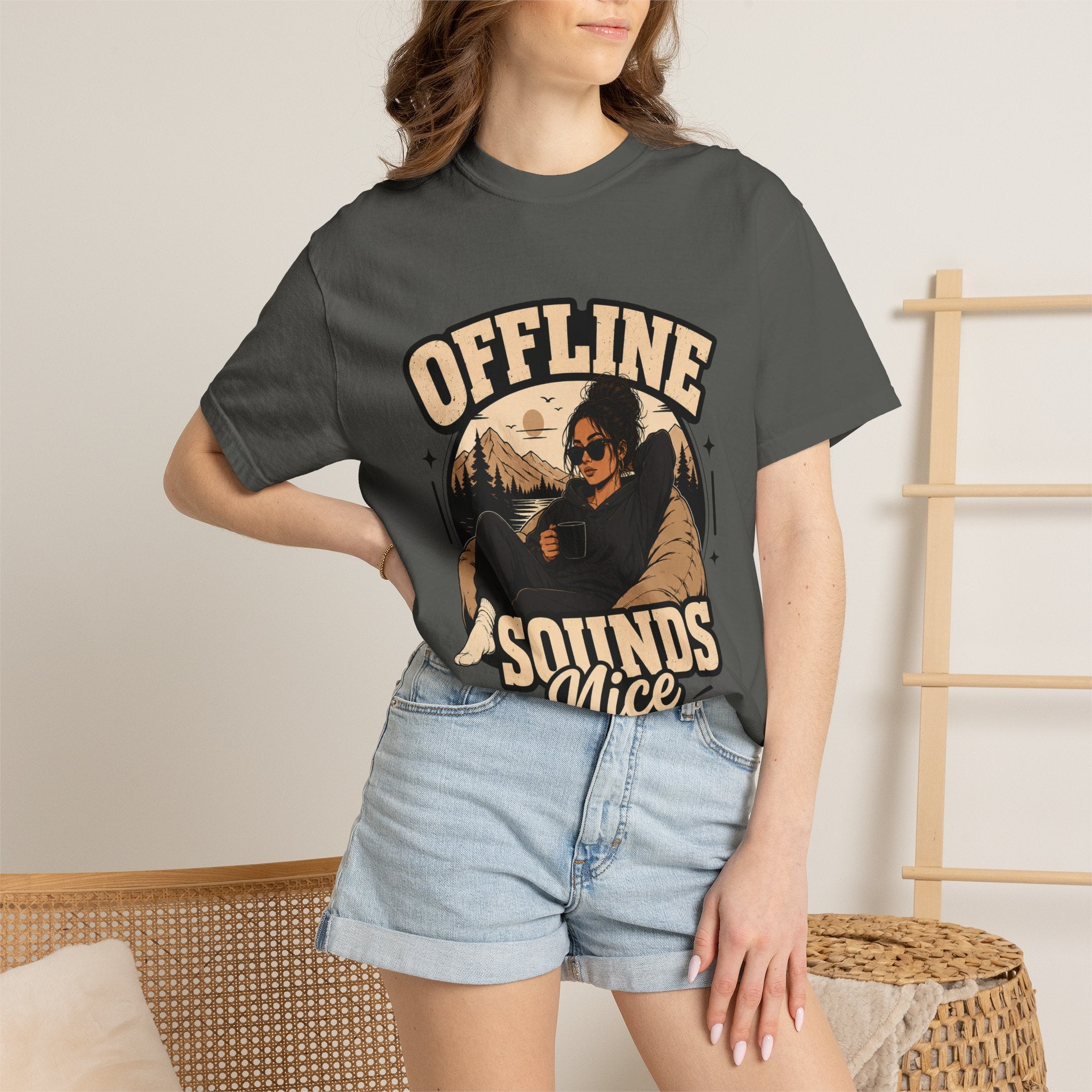 Offline Sounds Nice T-Shirt — Cozy Outdoor Graphic Tee