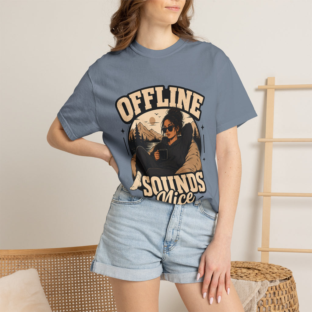 Offline Sounds Nice T-Shirt — Cozy Outdoor Graphic Tee