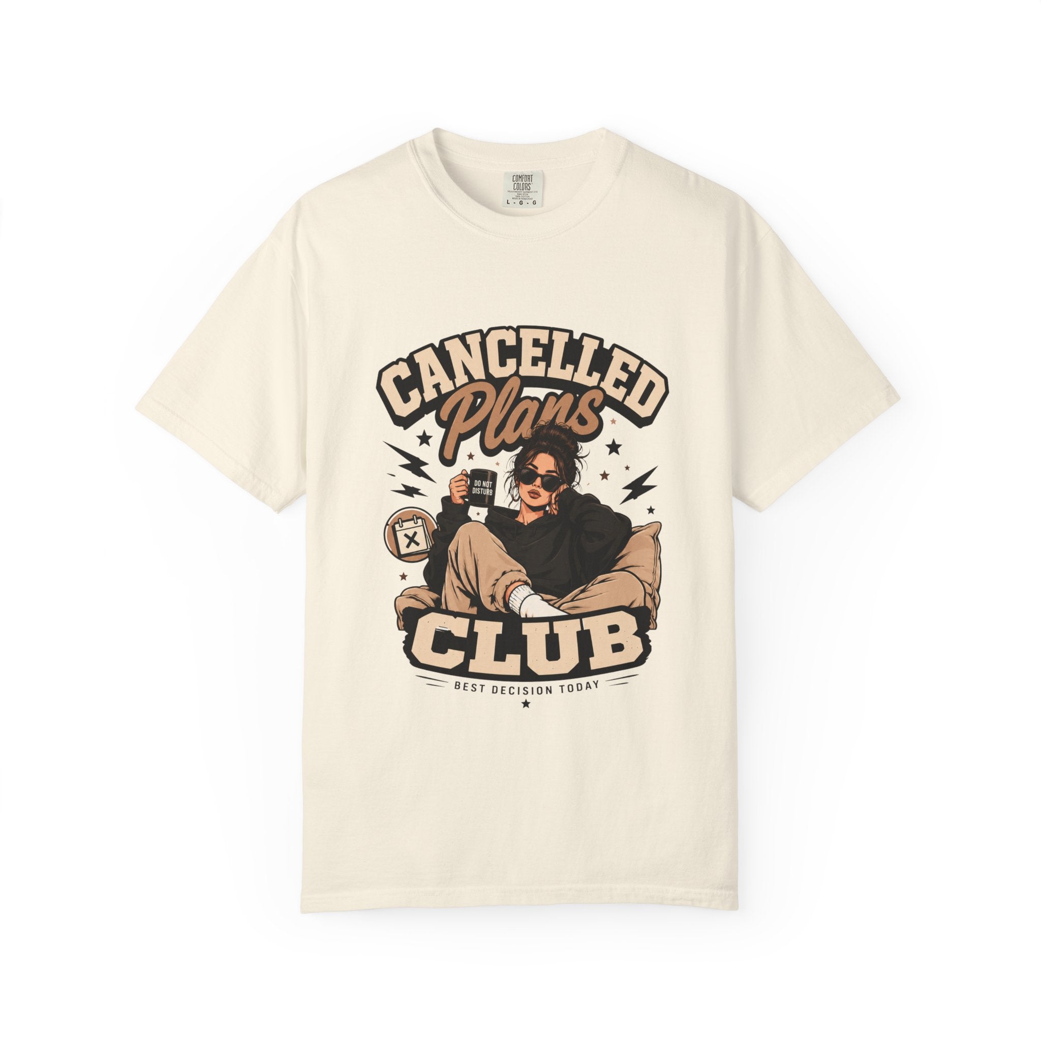 Cancelled Plans Club T-Shirt — Cozy Introvert Graphic Tee