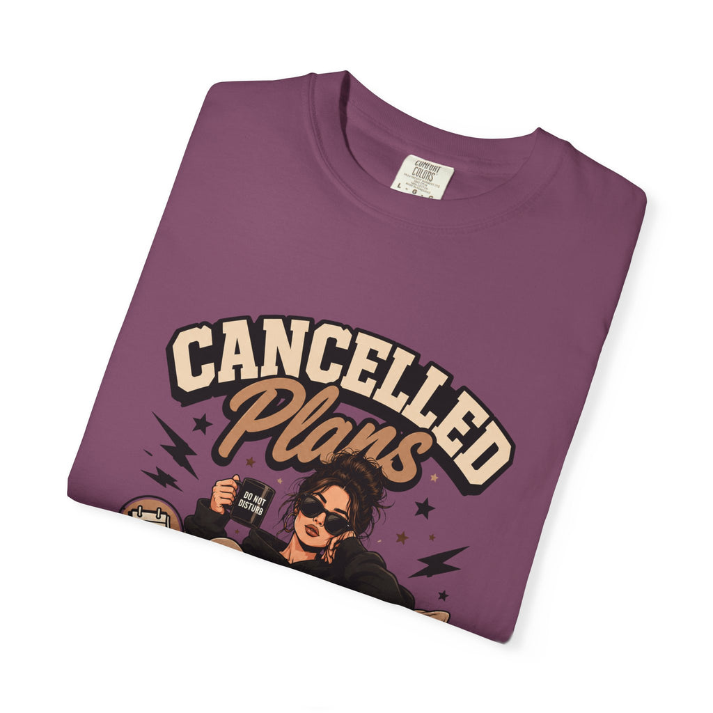 Cancelled Plans Club T-Shirt — Cozy Introvert Graphic Tee