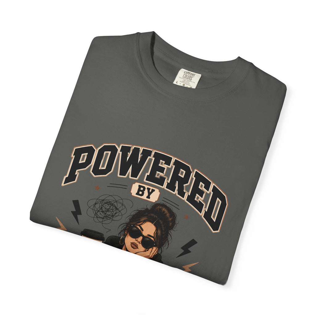 Powered by Anxiety T-Shirt — Introvert Humor Tee
