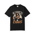 Caffeine & Chaos Tee — Graphic Coffee Lover T-Shirt