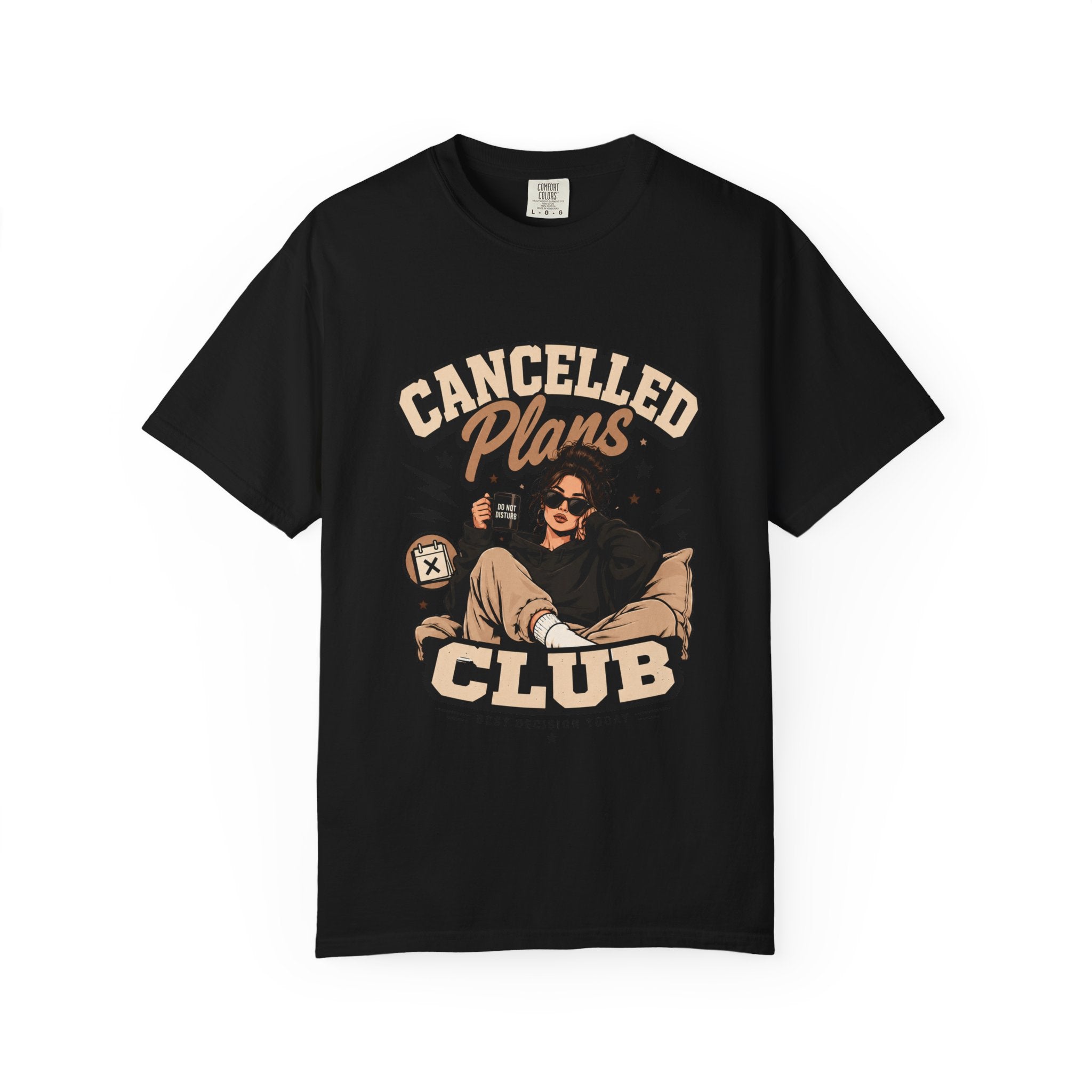 Cancelled Plans Club T-Shirt — Cozy Introvert Graphic Tee