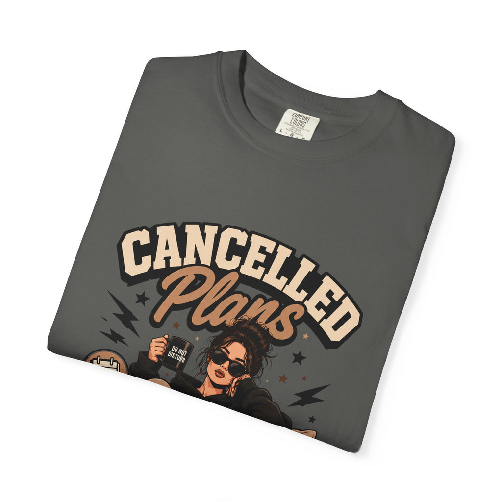 Cancelled Plans Club T-Shirt — Cozy Introvert Graphic Tee