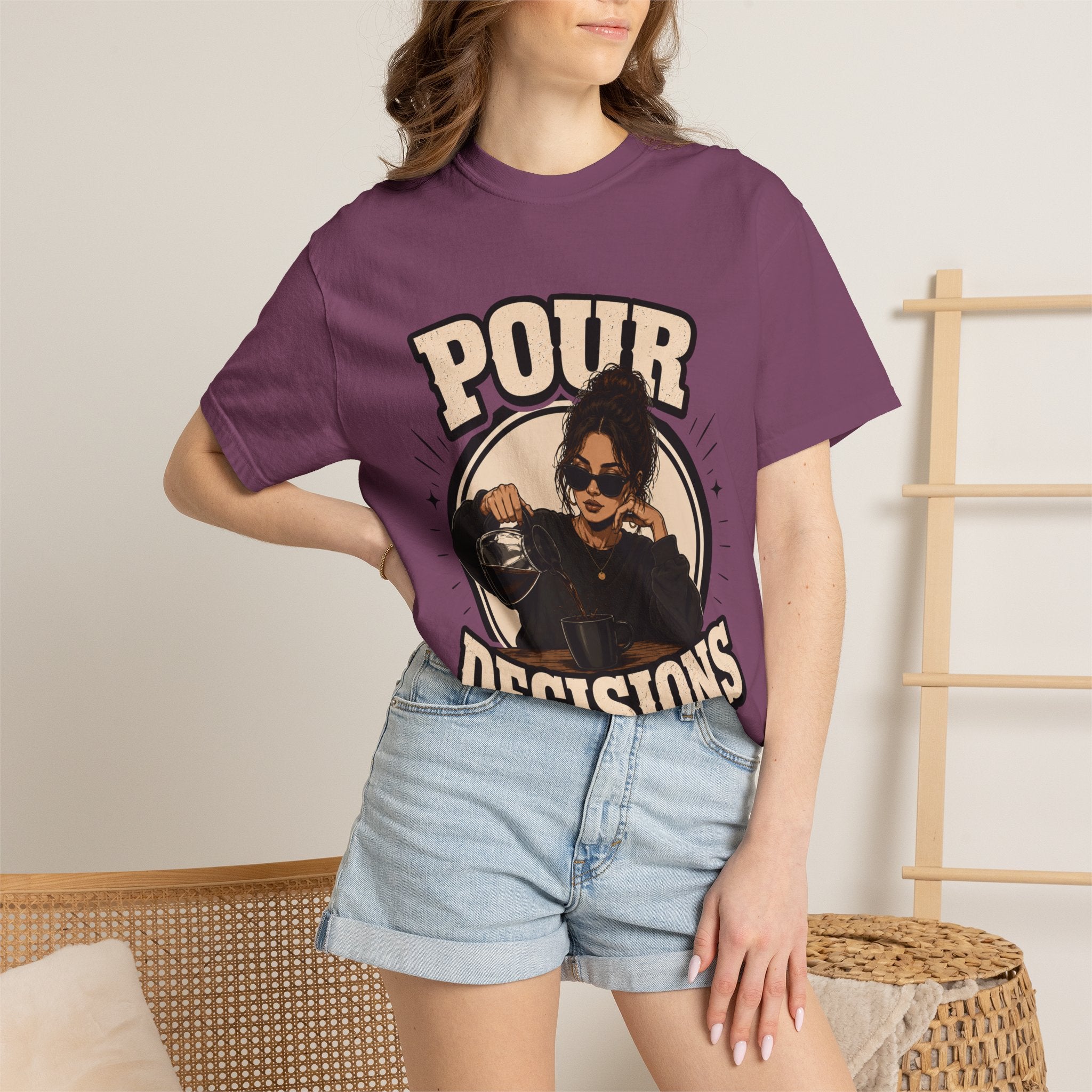 Pour Decisions T-Shirt — Funny Coffee Lover Graphic Tee