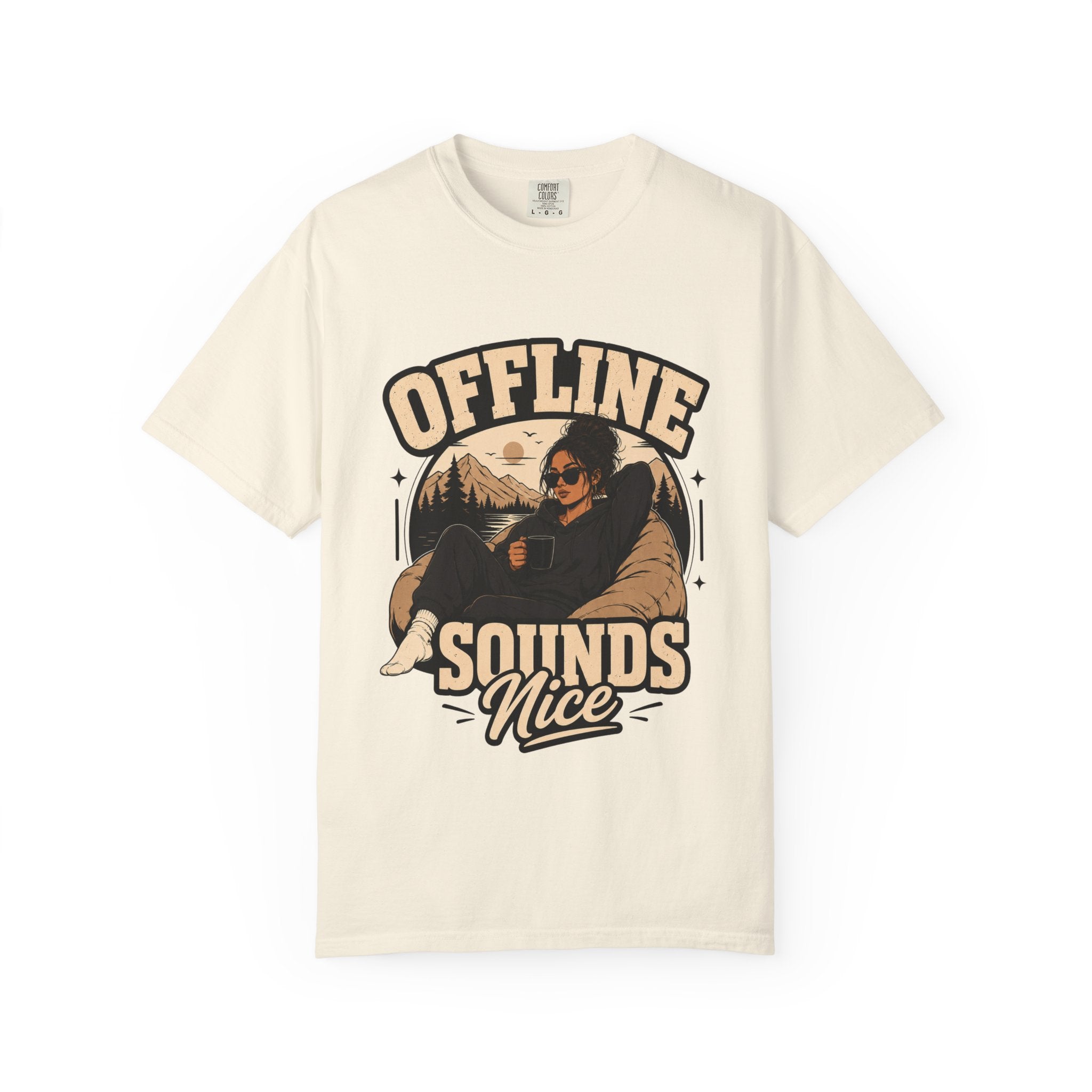 Offline Sounds Nice T-Shirt — Cozy Outdoor Graphic Tee