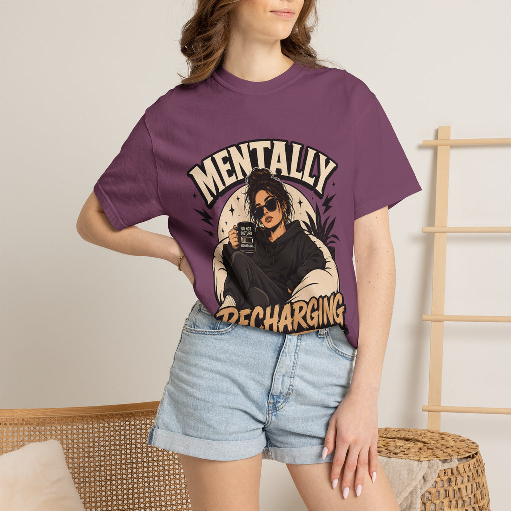 Mentally Recharging T-Shirt — Relaxation Graphic Tee