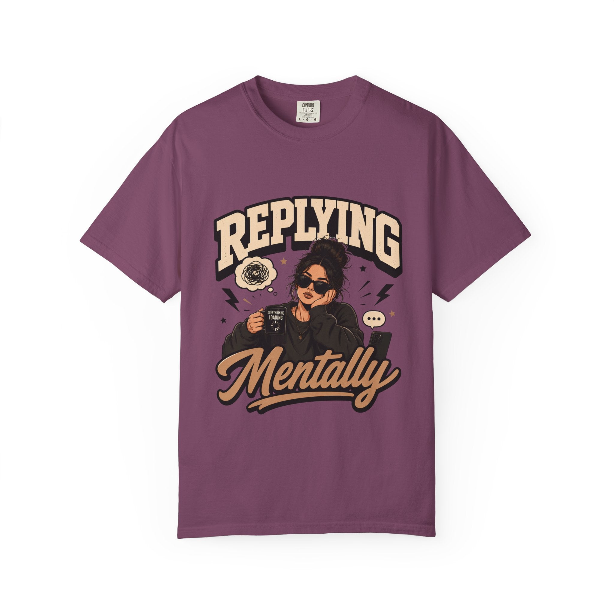 Replying Mentally T-Shirt — Introvert Humor Graphic Tee