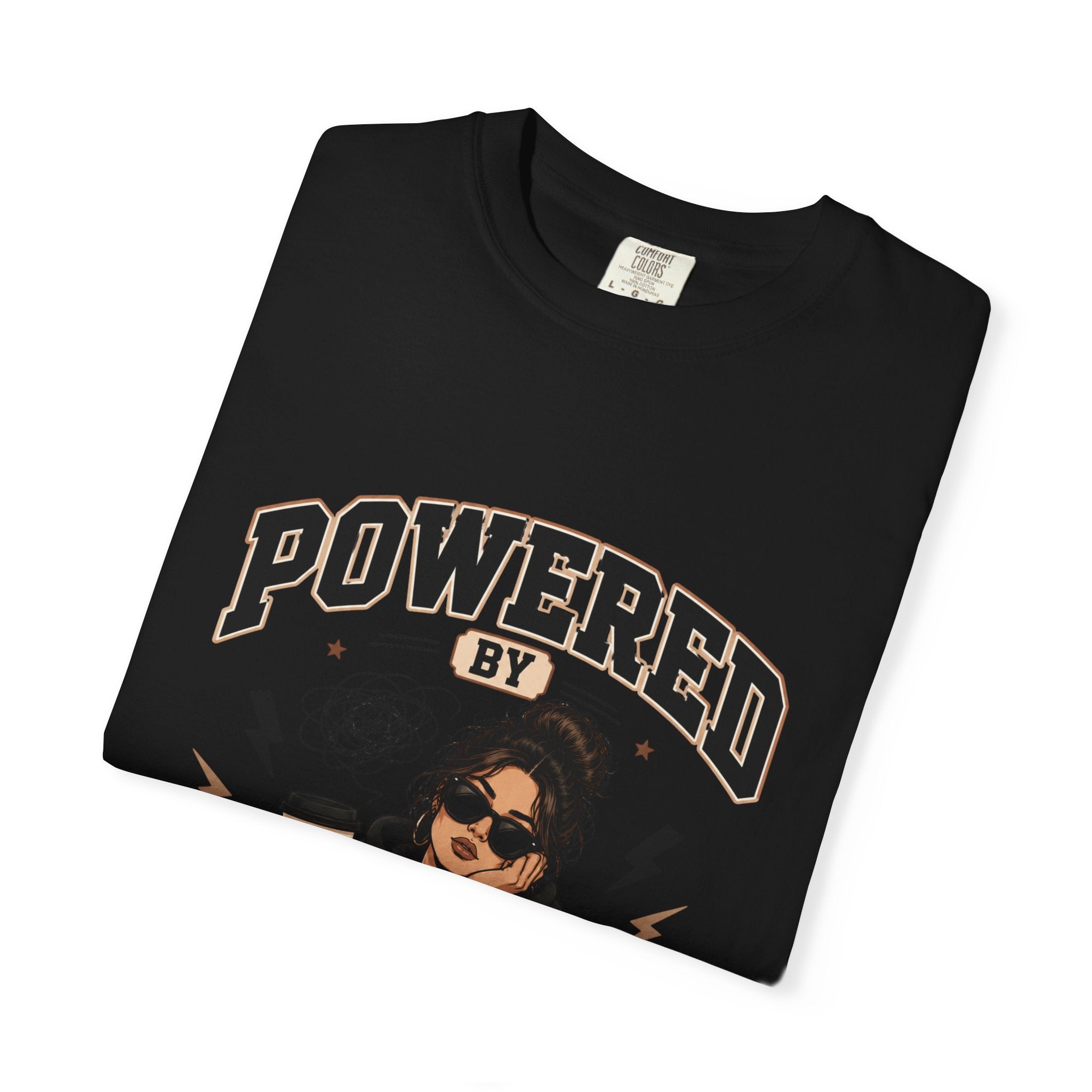 Powered by Anxiety T-Shirt — Introvert Humor Tee